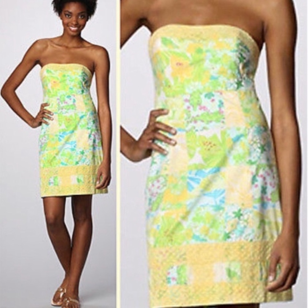 Lilly Pulitzer strapless dress 2